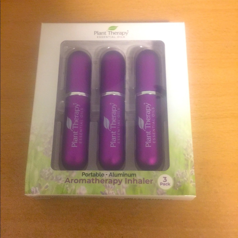 PT portable aluminum aromatherapy inhaler 3 pack